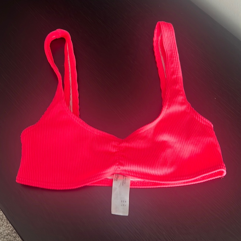 NWOT * As You Hot Pink Swimsuit Top Size 2